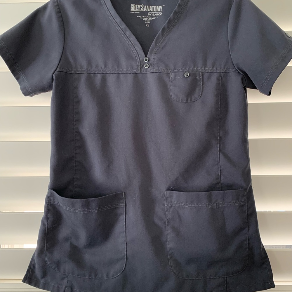 Grey’s Anatomy Scrub Top, Size XS